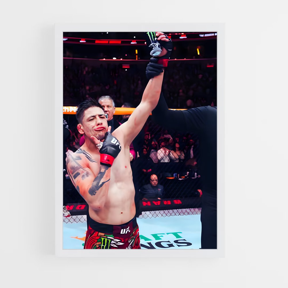 Poster Brandon moreno bouteille – affiche MMA (vue 3)